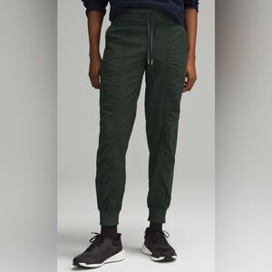 Lululemon Dance Studio Joggers in Dark Olive Green, Size 4 in Like New Condition